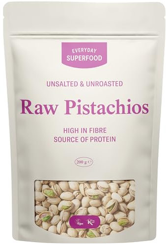 Raw Pistachios 200g Pistachio Nuts in Shell Unsalted Unroasted Premium Pistachios Ideal for Mixed Nuts and Snacks Certified Kosher and Vegan