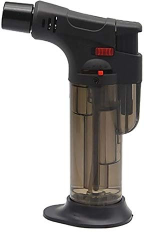 Refillable Adjustable Butane Jet Torch Lighter Cooking BBQ Flame Ignition Tool - Black - Outdoor Tools - Birthday Gifts Christmas Stocking Filler Gifts Valentines Gifts Easter Gifts