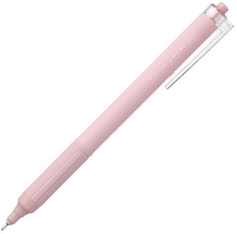 Tombow ballpoint pen MONO graph Lite smokey pink, Precise needle point, Smooth writing, Ergonomic grip [BC-MGLE85-R15]