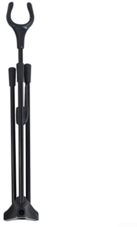 Folding Stand with Stable Base for Recurve and Traditional Bows (Black)