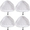 PAIKIUU - Almohadillas triangulares de vapor para limpiadores de vapor H2O, 4 unidades, almohadillas de limpieza lavables y reutilizables de microfibra, almohadillas de repuesto para limpiador Vax