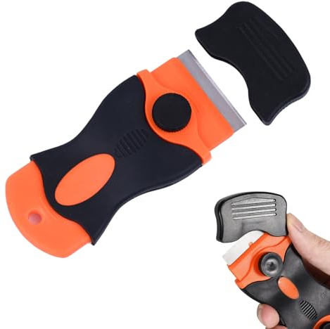 Multi functional cleaning shovel tool, ergonomically designed, suitable for paint scrapers on glass, stickers, tones, stickers, labels, sealants, adhesives