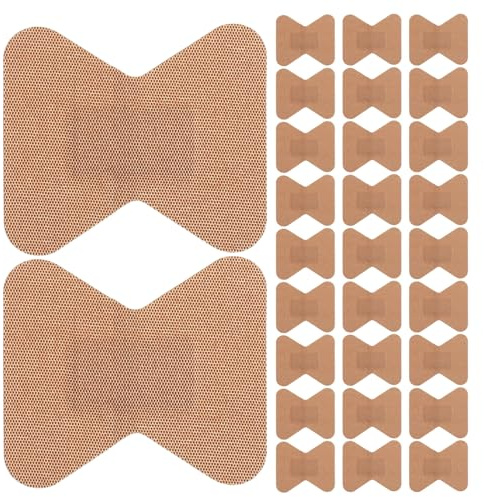 HOODANCOS 100 Piezas Vendaje de Tela Elástica para Nudillos Cinta Transpirable y Flexible Diseño en Forma de Alas Unidades Protector para Dedos de Heridas Pequeñas