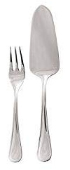 Sambonet Contour Forchette, Acciaio Inossidabile, Grigio, 33.1 x 9.4 x 14.1 cm