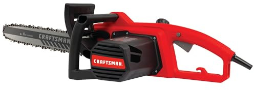 CRAFTSMAN Electric Chainsaw, 16 Inch, 12 Amp Corded Chain Saw Electric, Ergonomic, Powerful Motor (CMECS600)
