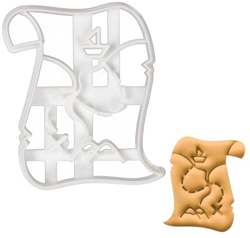 Treasure Map cookie cutter, 1 piece - Bakerlogy