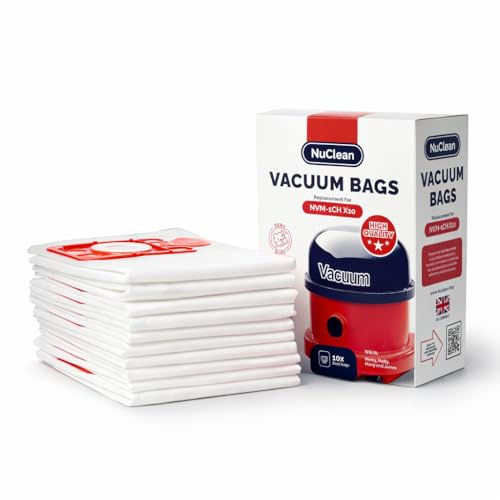 NuClean - Compatible Henry Hoover Bags - Pack of 10 Large Vaccum Bags