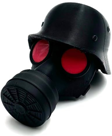 VPOUERY Cache attelage remorque, capuchon masque à gaz amusant, protection étanche et anti-poussière, accessoire déco pour boule de remorque,（jaune）