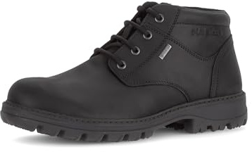 Pius Gabor Botas para hombre, botines, Gore Tex, Extragrip, plantilla intercambiable de látex, forro de lana, Negro 19, 44.5 EU