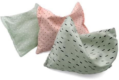 Aumüller Baldrian Raschelkissen 3er Set - Spielkissen für Katzen