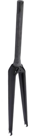 KIMISS Horquilla de Bicicleta de Carretera de Carbono 700C: Horquilla con Tubo Cónico para Mayor Rendimiento y Estabilidad (Textura 3K brillante)