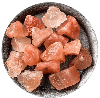 Naturliga Råa Stenar Kristall Naturlig orange saltsten bergsaltkristall grov sten aromaterapi diffusor malm krossad kristall