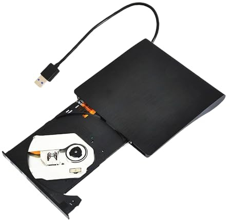 Genérico Unidad de Disco Externo y Grabador de Discos Ópticos USB 3.0