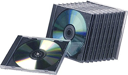 Compucessory CD Jewel Case/442455 transp./schwarz Inh.10