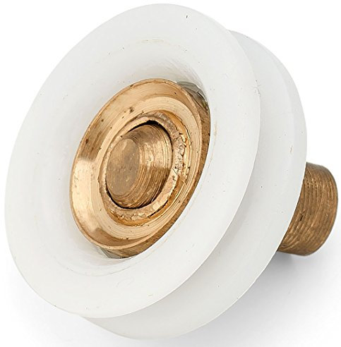 Shower Part Rollen für Duschtüren, V-Nut-Kugelgelenk, 4X, Durchmesser 20 mm, Dicke 6 mm, Türersatzteile, Tür