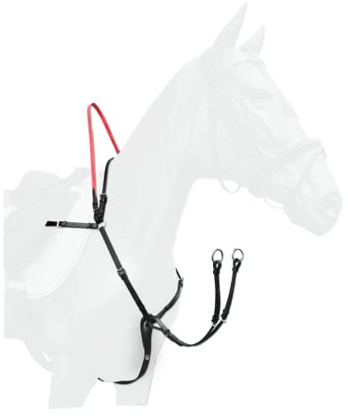 WALDHAUSEN Vorderzeug mit Sicherheitszügel Secutrust, VB/WB, schwarz