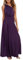 OBEEII Femmes Robe de Soirée Sexy V-Col sans Dos Robes Élégante Multi-Way Bandage Dress pour Ceremonie Mariage Demoiselle d'honneur Cocktail Prom Fête Violet Foncé S