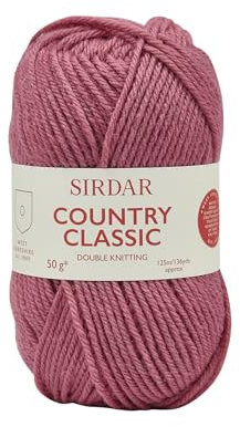 Sirdar Country Classic DK Double Knitting, Pink (857), 50g