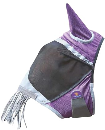 FlyGuard Pro Deluxe Fly Mask with Nose Fringe