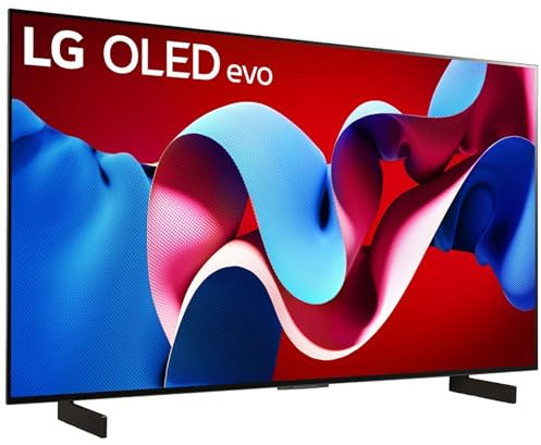 LG OLED42C47LA TV 42 (106 cm) OLED evo Fernseher (α9 Gen7 4K AI-Prozessor, webOS 24, Dolby Vision, bis zu 120Hz) [Modelljahr 2024]