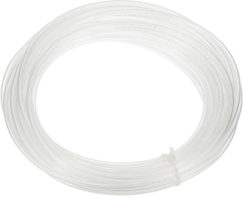 PATIKIL Pneumatic Tubing 5/32 OD 39ft, 4mm OD 2.5mm ID PU Air Line Pipe Tube for Air Compressor Fitting or Fluid Transfer, Clear