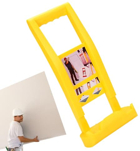 Mxshc Herramienta de transporte para paneles de yeso, Portador de paneles,Elevador de placas de yeso multifuncional | Mango de transporte de paneles de yeso con soporte de carga fuerte, herramienta de