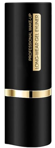 Langlebiger Gel-Eyeliner – Matter, Schnell Trocknender Eyeliner | Silberner/grauer/brauner/schwarzer Eyeliner-Stift, Wasserfest, Wischfester Eyeliner-Stift Natürliche Schwarze Eyeliner-Creme