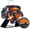 JIMBON 6 Blade Mini Stove Fans, Log Burner Fan Heat Powered Fireplace Fan, Wood Burner Fans Silent Operation, Stove Fans Log Burners/Small Stove Fan for Home Wood Burning