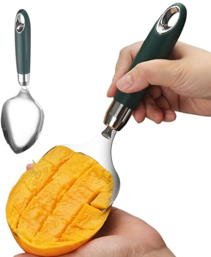 Affettatrice mango e pelapatate, strumento di taglio per mango – Frutta per cucina | Pelapatate e sbucciatore professionale mango – Utensile per