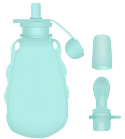 Generico Sacchetti per Latte Materno - 200ml Silicone Antigoccia Riutilizzabili Per Alimentazione - Contenitori Latte Materno Per Frigorifero,Per Raccolta Con Tiralatte, Uso Quotidiano E