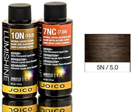 JOICO LUMISHINE DEMI PERMANENT LIQUID COLOR - 5N, 60 ML