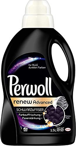 Perwoll Black Renew Advanced svart och fibervätska, 1,5 l