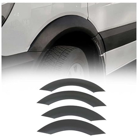 OMAC Élargisseurs d'ailes de Voiture pour Mercedes Sprinter W906 2013-2018 Arche de Garde-Boue Extension d'Aile, 4 Pcs