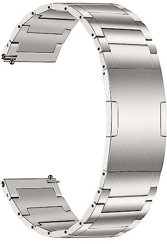 TRUMiRR Kompatibel mit HUAWEI Watch 5 46mm/GT 5 Pro 46 mm/GT 5 46mm/GT 4/GT 3/Ultimate Armband Titan, 22mm Titan Uhrenarmband Metall Armband Ersatzband für Huawei Watch 4 Pro