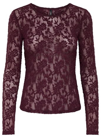 ONLY Onlblaise L/S Top Jrs, Mauve Wine, M