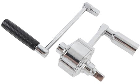 Kit de Clés de Démontage D'écrous de Roue 1/2, Jeu de Clés Multiplicatrices de Torsion Robustes avec Douilles de 17 Mm, 19 Mm et 21 Mm pour le Changement de Pneus de Voiture et