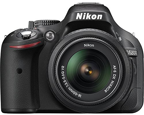 Nikon D5200 24.1 MP DSLR Camera with 18-55mm VR Lens Kit (Renewed)