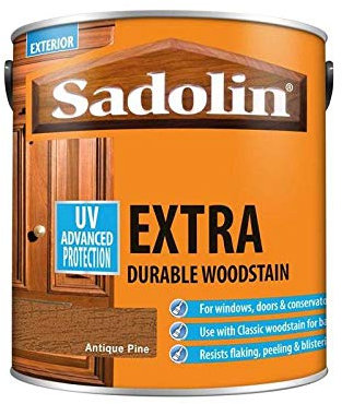 Sadolin EXTRA WOODSTAIN (YELLOW TIN) 2.5lt - Antique Pine