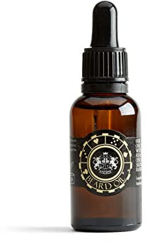 Dear Barber BEARD OIL 30ml – Light & Non-Greasy – Conditions Dry, Brittle Hair – Nourishes Skin – Argan, Almond & Coconut Oils – Easy Application Pipette