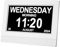 SVINZ SINOIDEAS 3.0 Upgrade,Dementia Clock,Digital Calendar Day Clock,dementia clocks with days dates and time of day，7inch White with Remote (White)