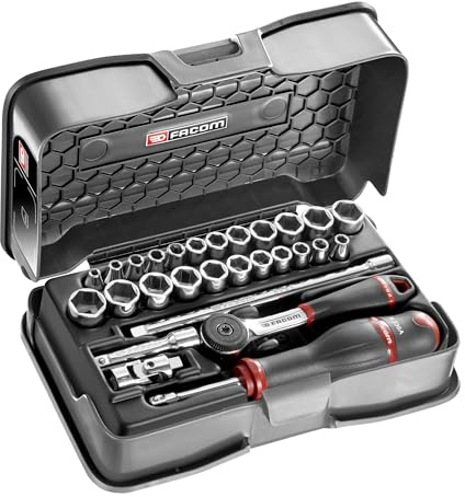 FACOM R.420AMU Steckschlüsselsatz, 6-kant, mehrfarbig, 1/4 Zoll