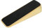 Select Hardware 03313 Decorative Rubber Brass Stop, Wedge, Anti Slip Door Holder