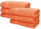 Betz 6 Stück Saunatücher XXL Badetuch Liegetuch Strandlaken Saunahandtuch Premium Frottee 100% Baumwolle Größe 70 x 200 cm Farbe orange
