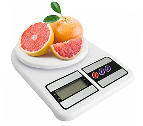 Yasta Bilancia Cucina Digitale Elettronica di Precisione da 1g a 10kg con Display LCD Pesa Alimenti e Ingredienti Funzione Tara Bilancia Pesaliquidi Pasticceria Dieta Spegnimento Automatico