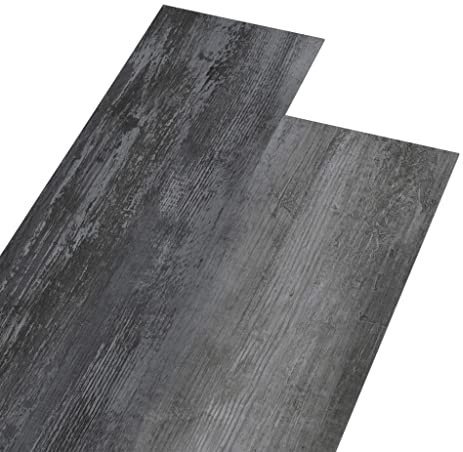 vidaXL Listoni per Pavimentazione in PVC 5,26 m² 2 mm Grigio Lucido