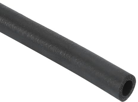 PATIKIL Tubo de espuma de aislamiento de tubería de 5 mm de diámetro interno x 8 mm de diámetro externo x 1 m de largo, manija de máquina de ejercicio, negro