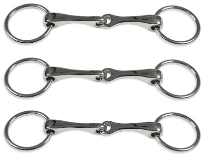 Hobby Horse Gebiss kaufen: 3er-Set einfach gebrochene Wassertrensen (SILBER)