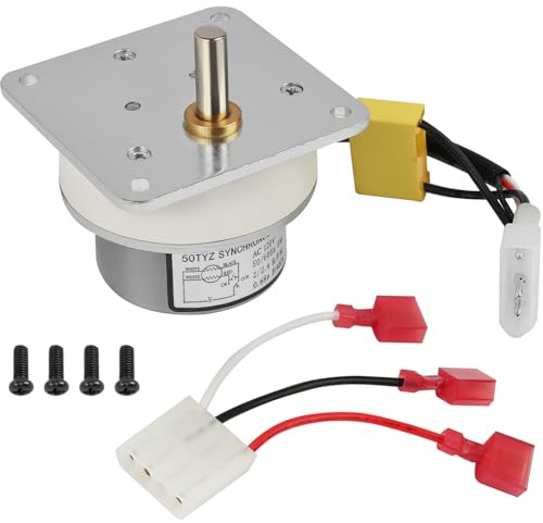 Auger Feed Motor for Quadrafire Classic Bay 1200, Castile, Mt Vernon, Santa Fe Pellet Stove, Auger Motor for Heatilator CAB50, PS35, PS50 Pellet Stove, Replacement 812-4421