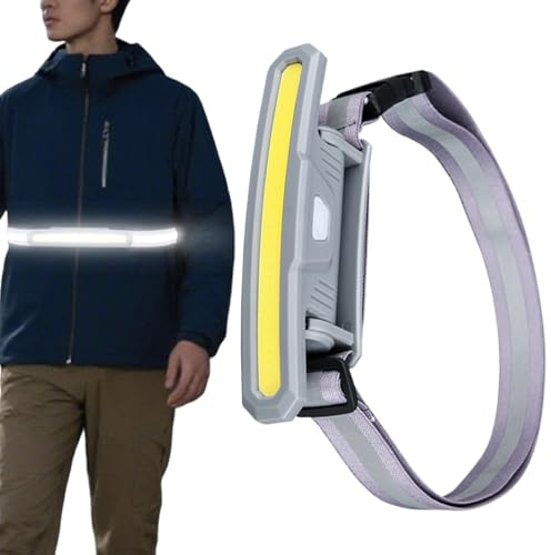 Générique Lampe De Course - Ceinture Lumineuse 3 Modes Réfléchissante,Lumières de Ceinture pour Courir la Nuit,Pour Camping Randonnée Cyclisme Équitation Marche Escalade Hommes
