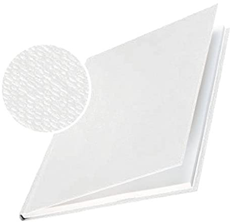 Leitz impressBIND Hard Covers, 7.0 mm Spine, White, Pack of 10